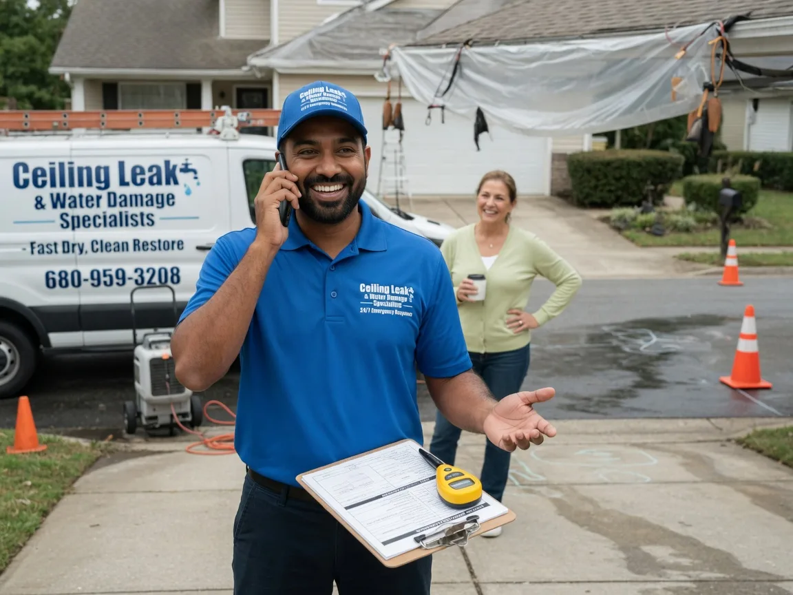 Ceiling Leak Cleanup Hooper Bay, AK FAQs